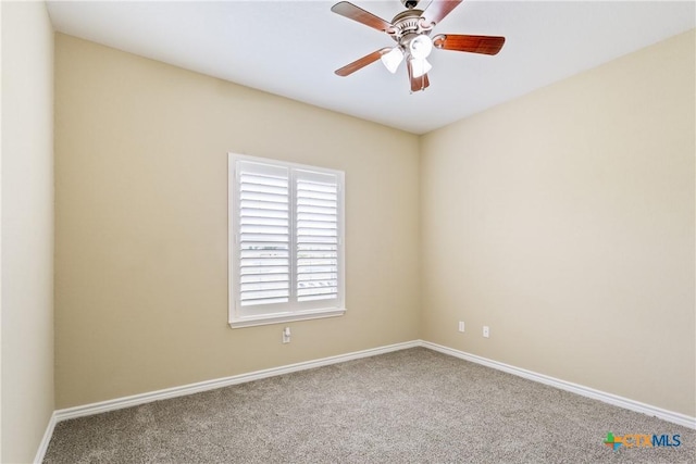 127 Ariana Ct, Killeen, TX 76542 - unfurnished room with carpet floors and a ceiling fan