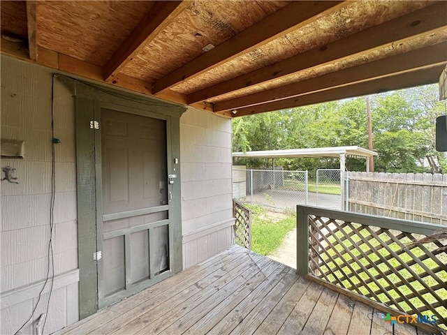 1015 N 3rd St, Temple, TX 76501 - view of deck