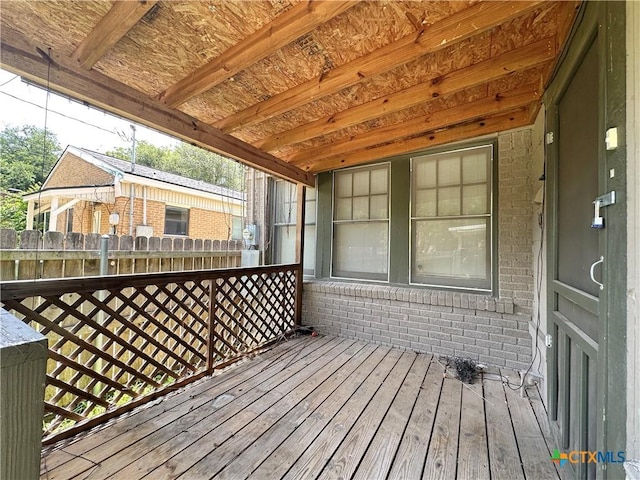 1015 N 3rd St, Temple, TX 76501 - view of wooden deck