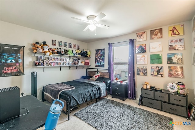 8907 Misty Pine Dr, Temple, TX 76502 - carpeted bedroom with ceiling fan
