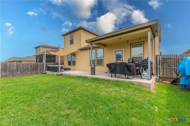 8907 Misty Pine Dr, Temple, TX 76502 - rear view of house featuring a patio and a fenced backyard