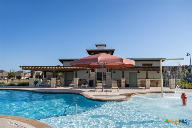 2512 Corradino St, Harker Heights, TX 76548 - community pool featuring a patio and exterior bar
