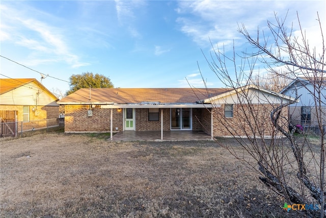 2013 Moonlight Dr, Killeen, TX 76543 - rear view of property with a patio area