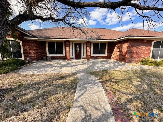 view of ranch-style home