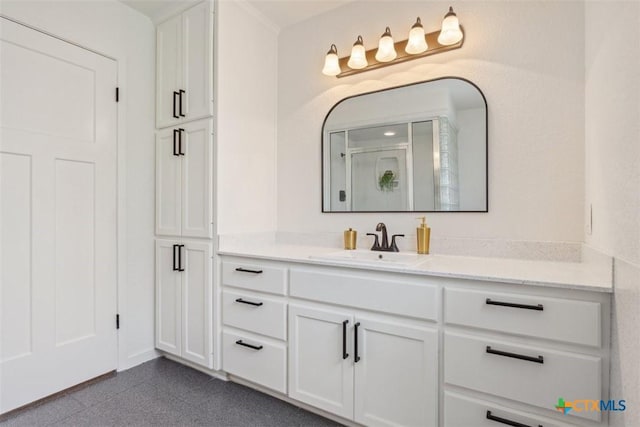 full bathroom with vanity