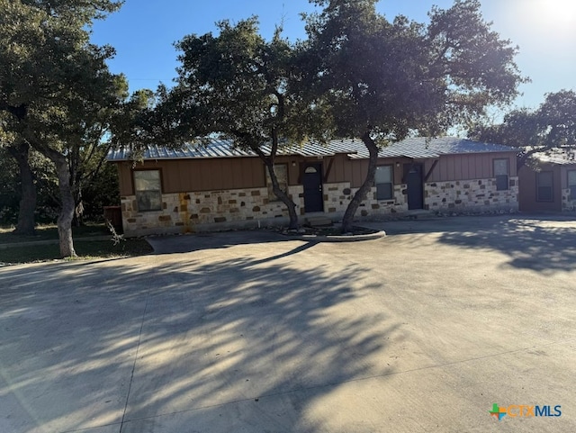 view of ranch-style home