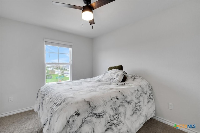 390 Lost Maples, New Braunfels, TX 78130 - bedroom with carpet flooring and a ceiling fan