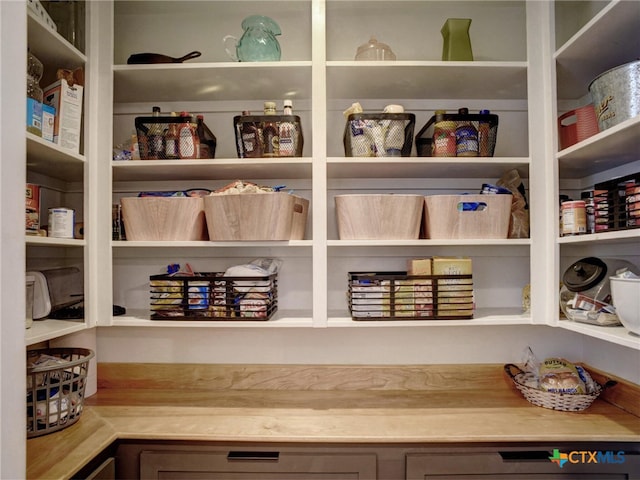 view of pantry