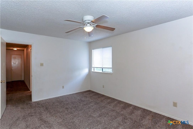 707 Bond St, Copperas Cove, TX 76522 - unfurnished room with carpet flooring, ceiling fan, and a textured ceiling