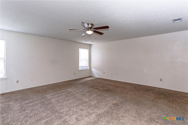 707 Bond St, Copperas Cove, TX 76522 - carpeted empty room featuring ceiling fan and a textured ceiling