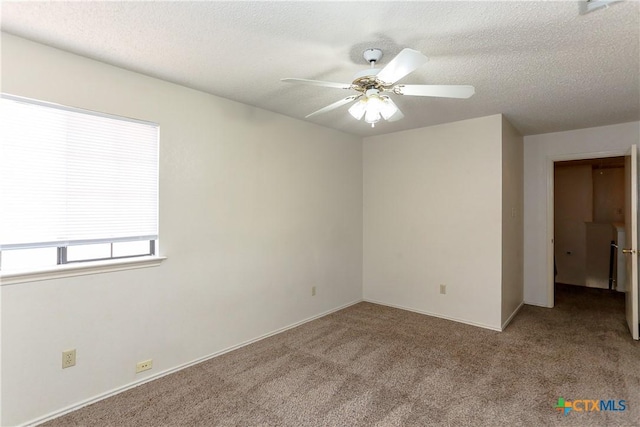 707 Bond St, Copperas Cove, TX 76522 - carpeted empty room featuring a ceiling fan and a textured ceiling