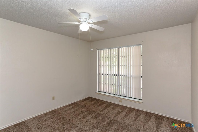 707 Bond St, Copperas Cove, TX 76522 - carpeted spare room featuring a ceiling fan and a textured ceiling