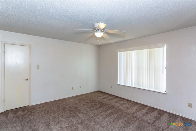707 Bond St, Copperas Cove, TX 76522 - carpeted empty room with a ceiling fan and a textured ceiling