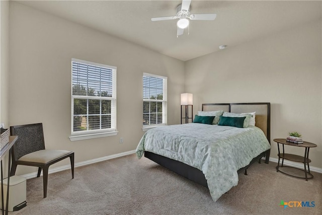 6333 Iris Run, New Braunfels, TX 78132 - bedroom with carpet floors and ceiling fan