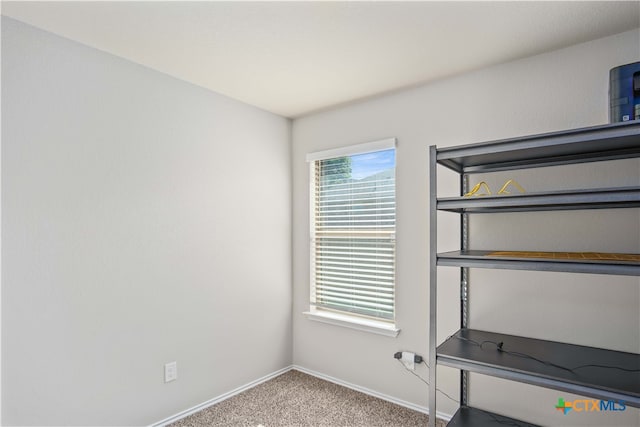 unfurnished bedroom featuring carpet floors