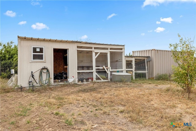 view of outbuilding