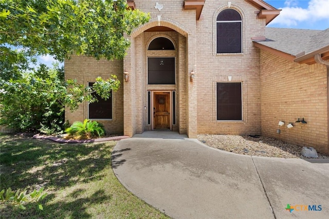 2123 Grizzly Trl, Harker Heights, TX 76548 - entrance to property featuring brick siding