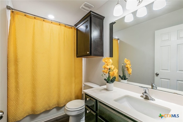 3130 Wigeon Way, Copperas Cove, TX 76522 - full bathroom with vanity, shower / bath combination with curtain, and wood finished floors