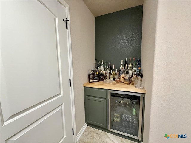 416 Coventry Dr, Temple, TX 76502 - indoor dry bar featuring beverage cooler