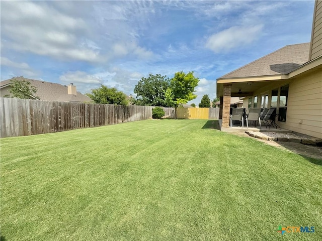 416 Coventry Dr, Temple, TX 76502 - view of yard featuring a patio area