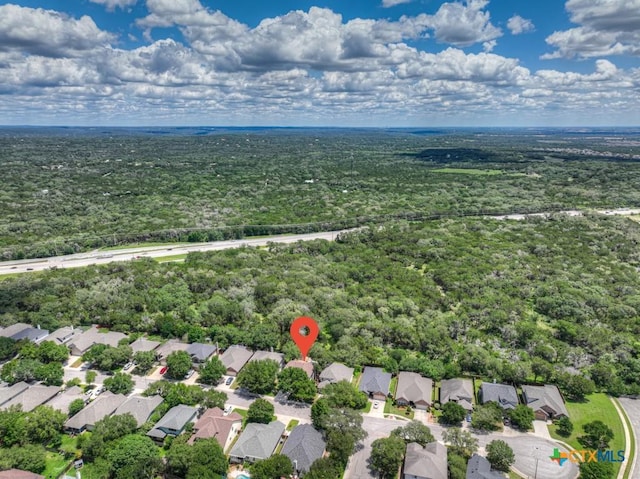 aerial perspective of suburban area
