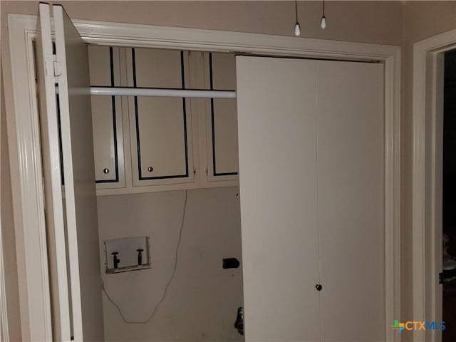 laundry room with hookup for a washing machine