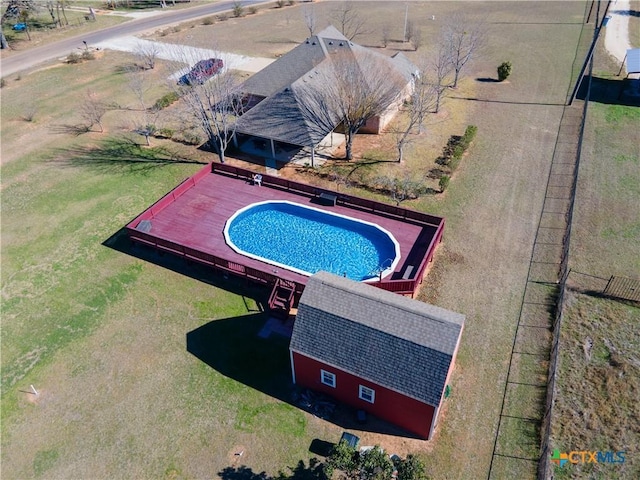 view of pool