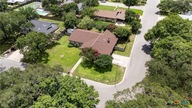 221 W Tanglewood Dr, New Braunfels, TX 78130 - aerial perspective of suburban area