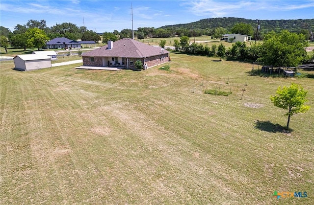 3197 Robin Ln, Kempner, TX 76539 - view from above of property featuring a mountainous background