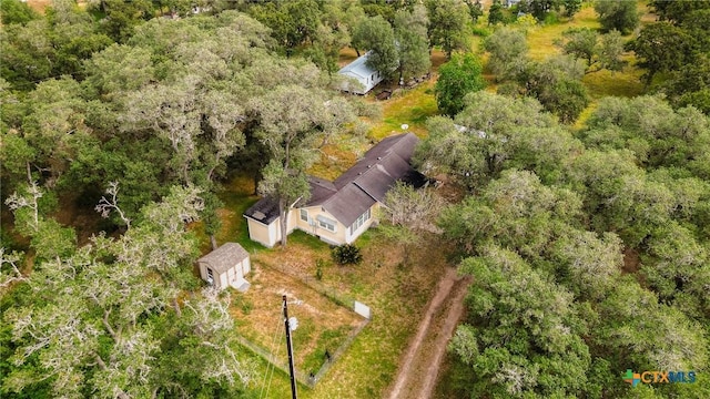 3514 Old Goliad Rd, Victoria, TX 77905 - view of subject property featuring a heavily wooded area