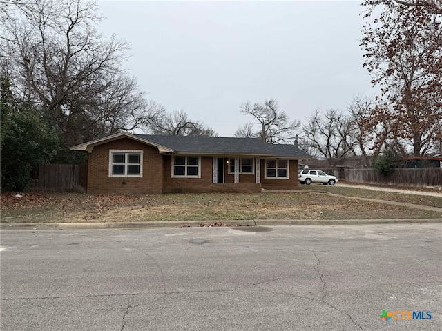 view of ranch-style house