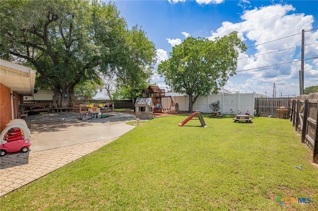 4811 Lilac Ln, Victoria, TX 77904 - view of yard featuring a playground