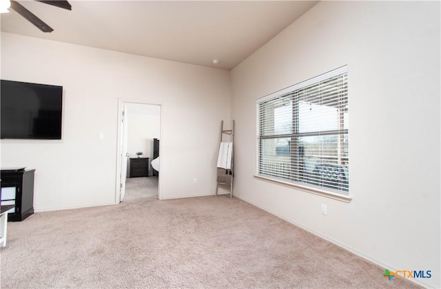 unfurnished bedroom featuring carpet