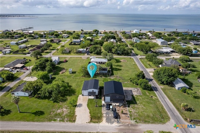 807 W Dallas Ave, Seadrift, TX 77983 - birds eye view of property with a water view