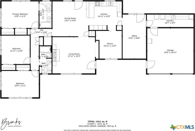 1415 Dove Ln, Seguin, TX 78155 - room layout