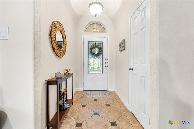 1907 Merlin Dr, Harker Heights, TX 76548 - entrance foyer featuring light tile patterned floors and baseboards