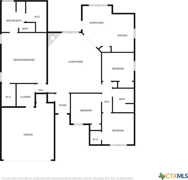 1907 Merlin Dr, Harker Heights, TX 76548 - home floor plan