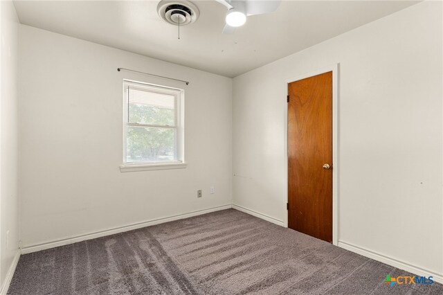 809 S 13th St, Copperas Cove, TX 76522 - carpeted empty room featuring a ceiling fan and baseboards