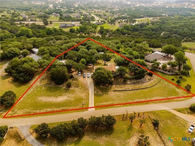 2237 Apache Dr, Harker Heights, TX 76548 - aerial overview of property's location with property boundaries highlighted