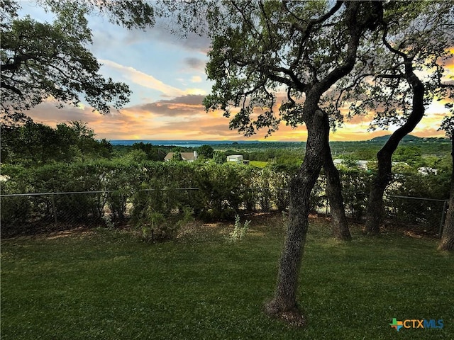 2237 Apache Dr, Harker Heights, TX 76548 - view of yard at dusk