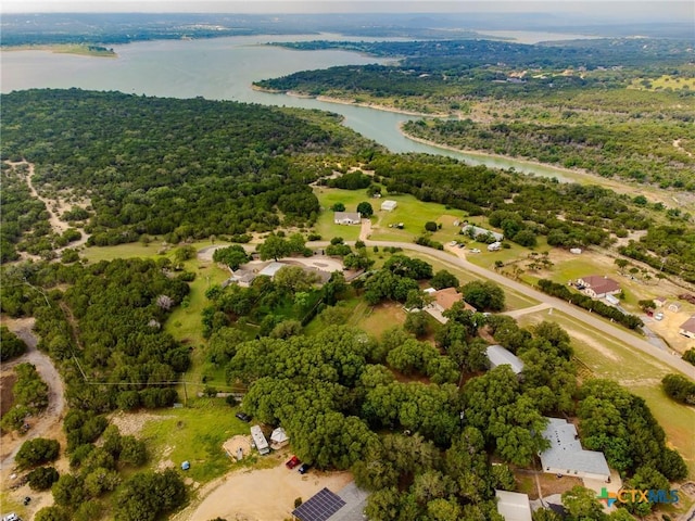2237 Apache Dr, Harker Heights, TX 76548 - drone / aerial view of a large body of water and a heavily wooded area
