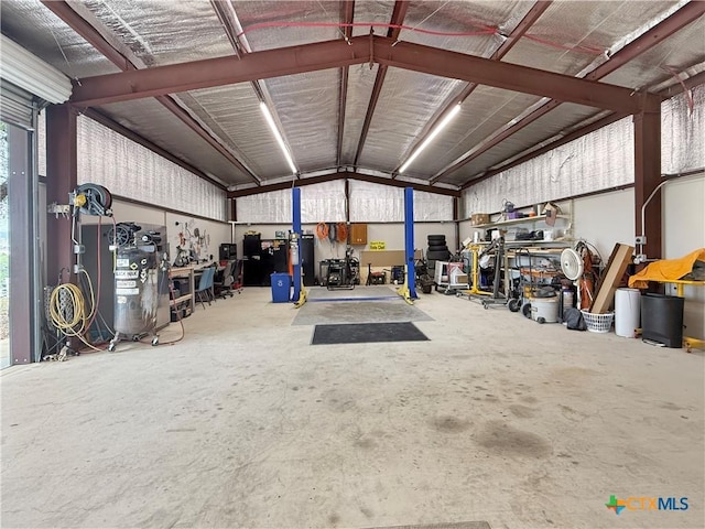 2237 Apache Dr, Harker Heights, TX 76548 - garage featuring a workshop area