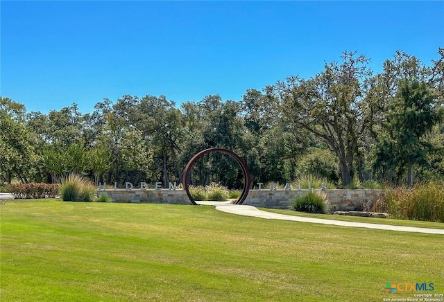 31696 Bard Ln, Bulverde, TX 78163 - view of community with a lawn