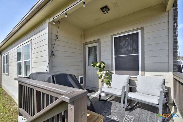 31696 Bard Ln, Bulverde, TX 78163 - view of wooden deck