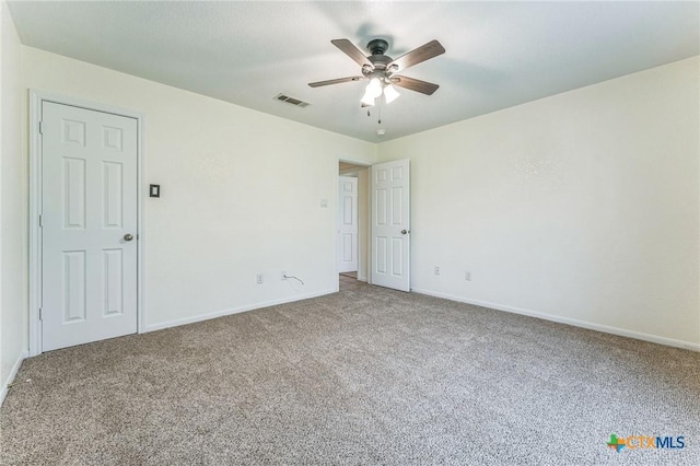 3302 Colorado Dr, Copperas Cove, TX 76522 - carpeted spare room with a ceiling fan and baseboards