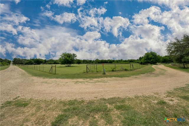 view of property's community featuring a rural view