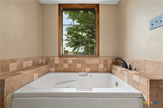 bathroom with a bathtub