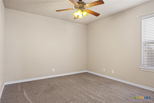 716 Kendra Dr, Temple, TX 76502 - carpeted empty room with ceiling fan and healthy amount of natural light