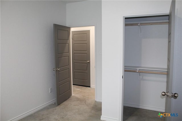 view of closet