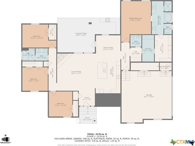 101 Dawna Len Dr, Burnet, TX 78611 - room layout